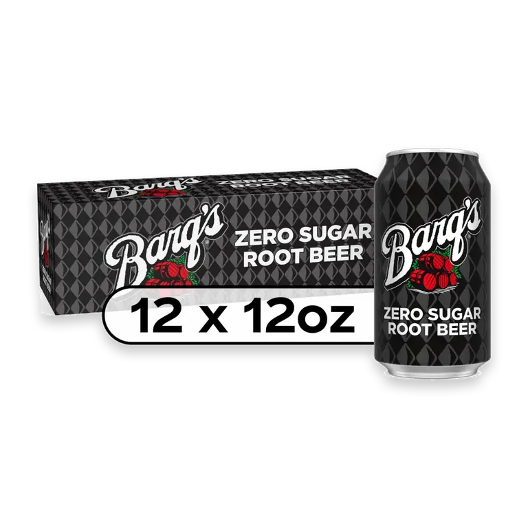 Zero Sugar Root Beer Soda Cans