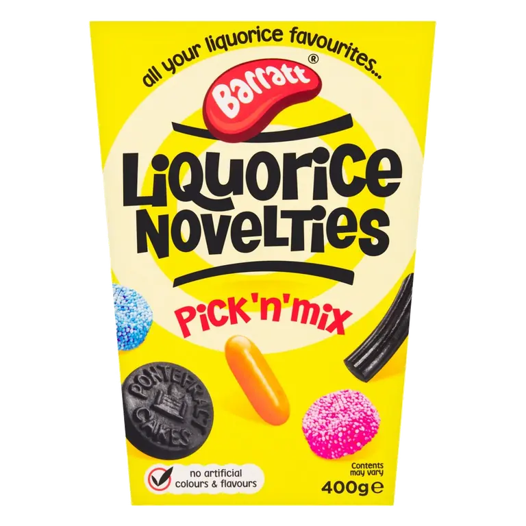 Liquorice Novelties Pick N Mix Sweets Carton