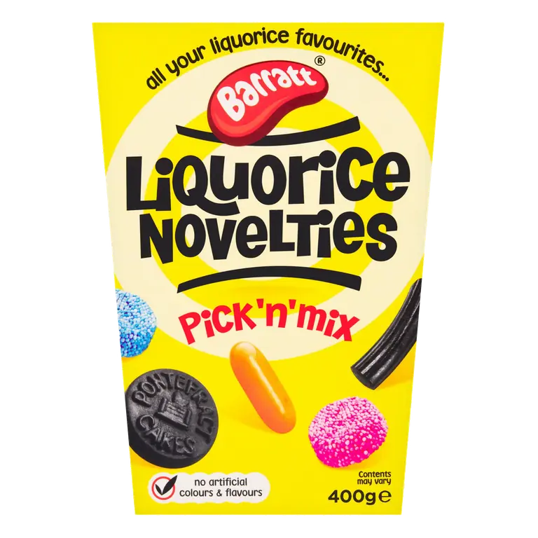 Barratt Pick 'n' Mix Liquorice Novelties 400g