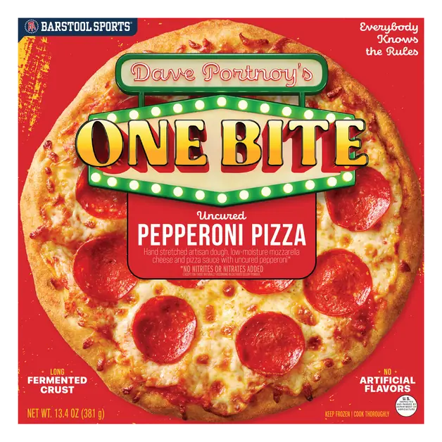 Dave Portnoy's One Bite Uncured Pepperoni Pizza Frozen