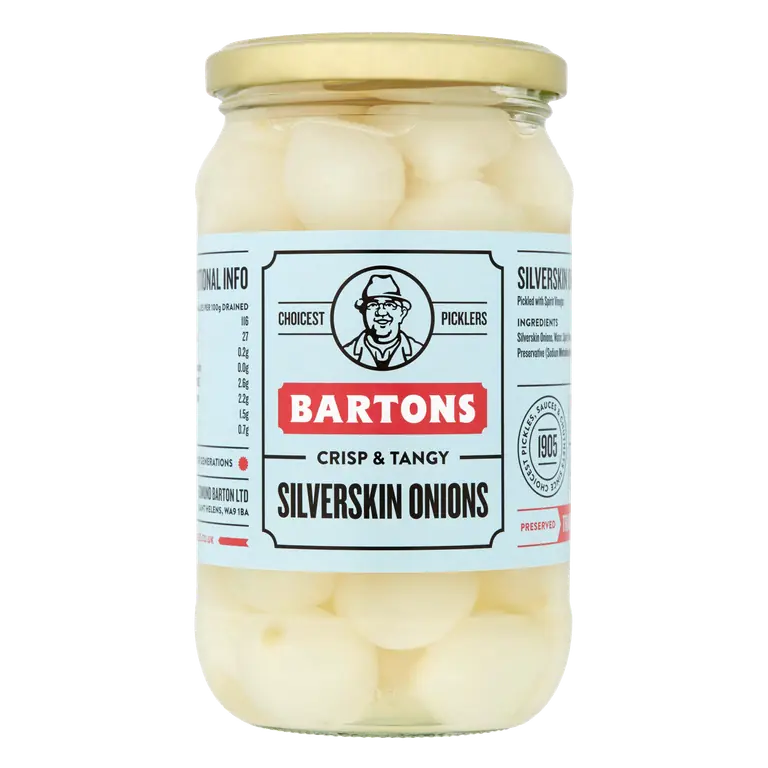 Bartons Crisp & Tangy Silverskin Onions 450g