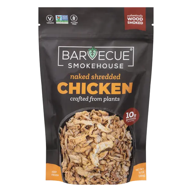 Smokehouse Vegan & Gluten Free Wood Smoked Naked Shredded Chicken
