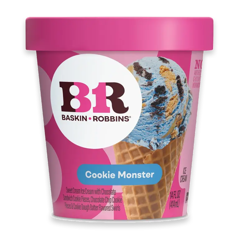 Cookie Monster Ice Cream Pint
