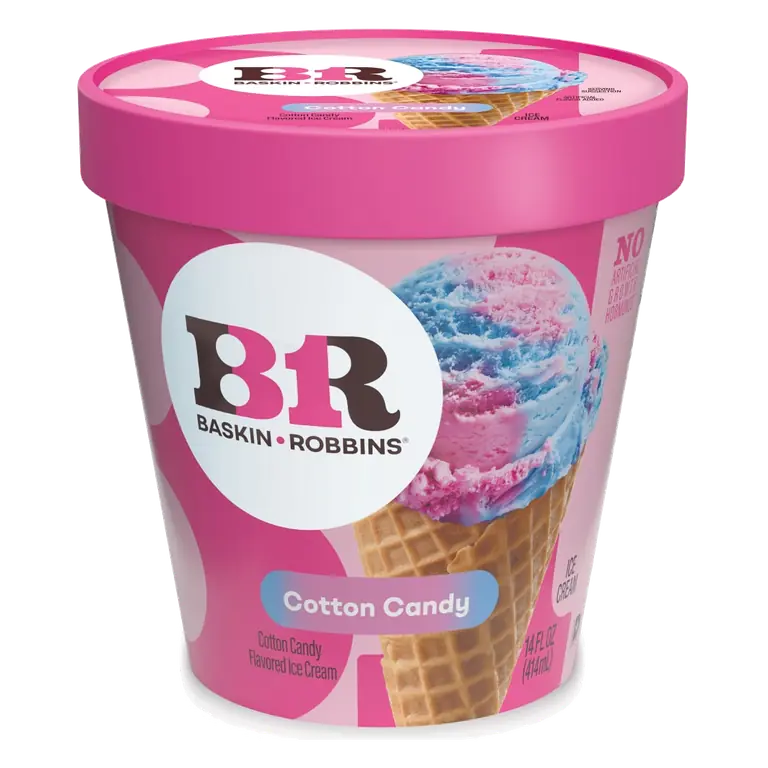 Cotton Candy Flavored Ice Cream