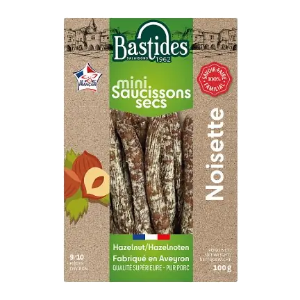 Mini Saucissons Secs Hazelnut