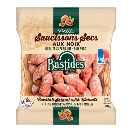 Petits Saucissons Secs with Walnut