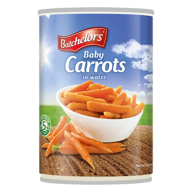 Batchelors Baby Carrots in Water 400g