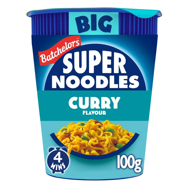 Batchelors Big Super Noodles Curry Instant Noodle Pot 100g
