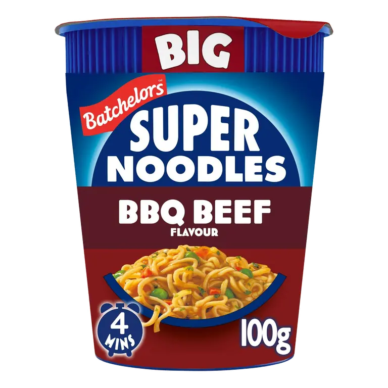 Big Super Noodles Pot BBQ Beef Flavour 100g