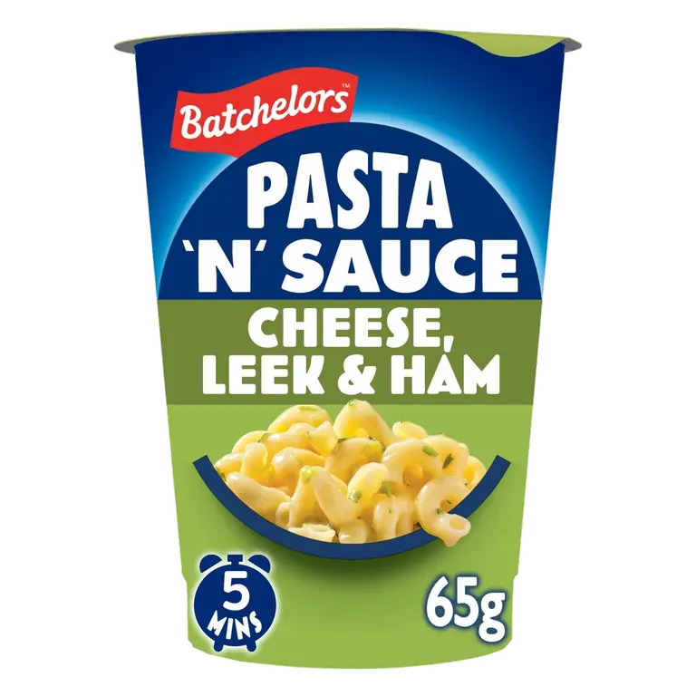 Cheese, Leek & Ham Flavour Pasta'n Sauce 65g