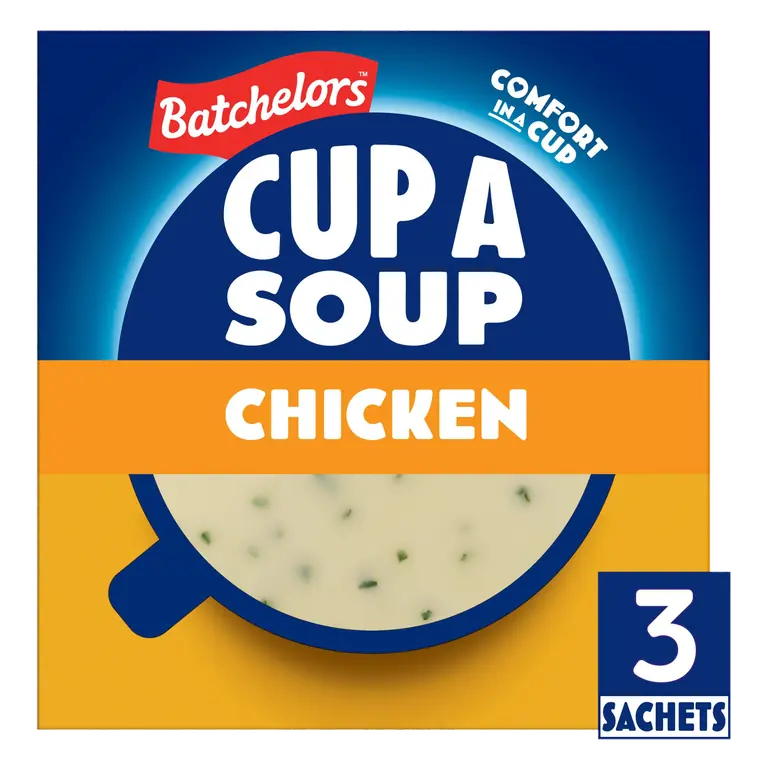 Batchelors Cup a Soup Chicken Instant Cup Soup Sachets x3 56g