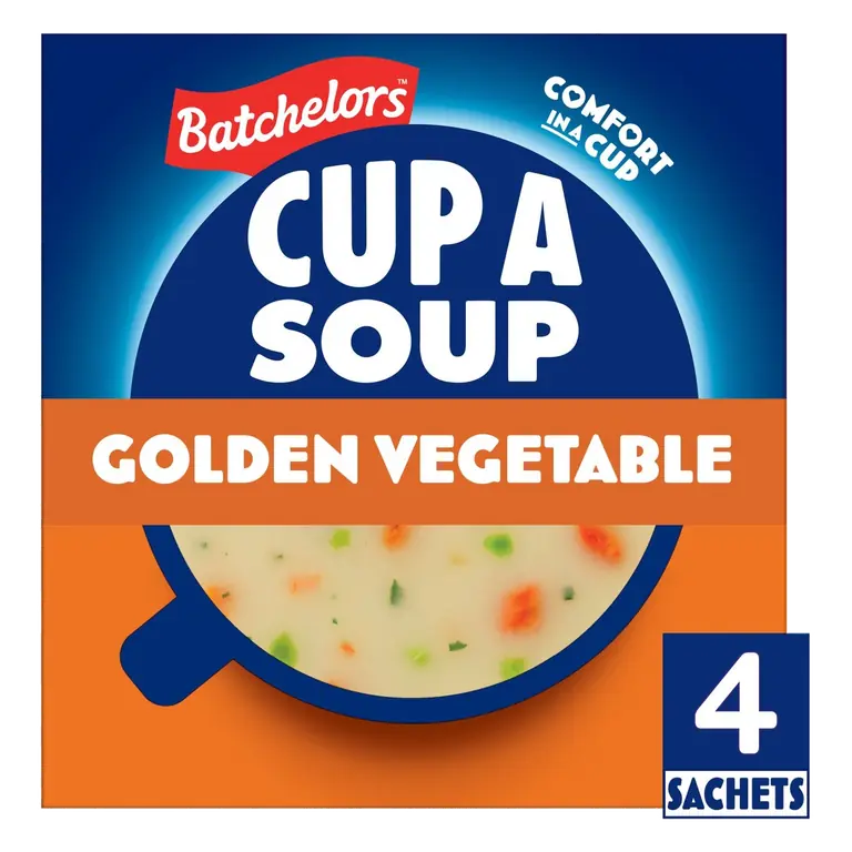 Cup a Soup Golden Vegetable Soup 4 Instant Soup Sachets 82g