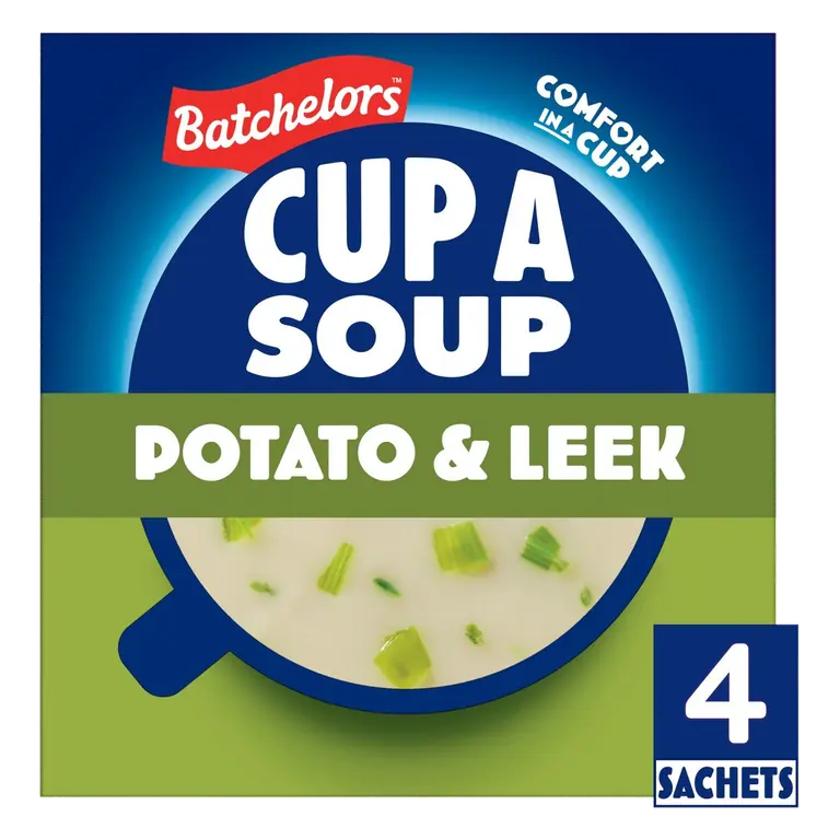 Cup a Soup Potato & Leek Instant Soup Sachets x4 107g