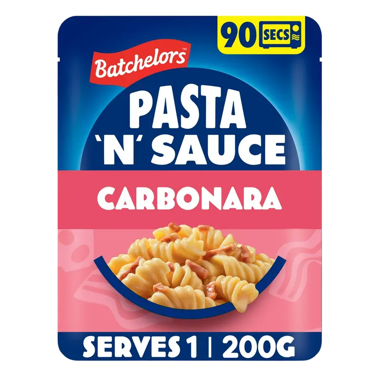 Batchelors Pasta 'n' Sauce 200g Carbonara Microwave Ready Meal Pasta