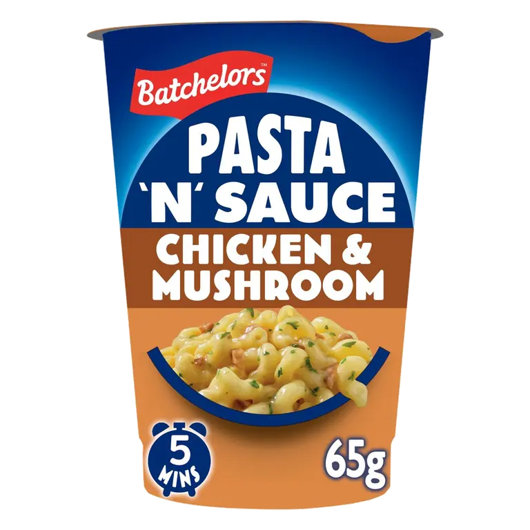 Pasta 'n' Sauce Chicken & Mushroom Flavour Instant Pasta Pot 65g