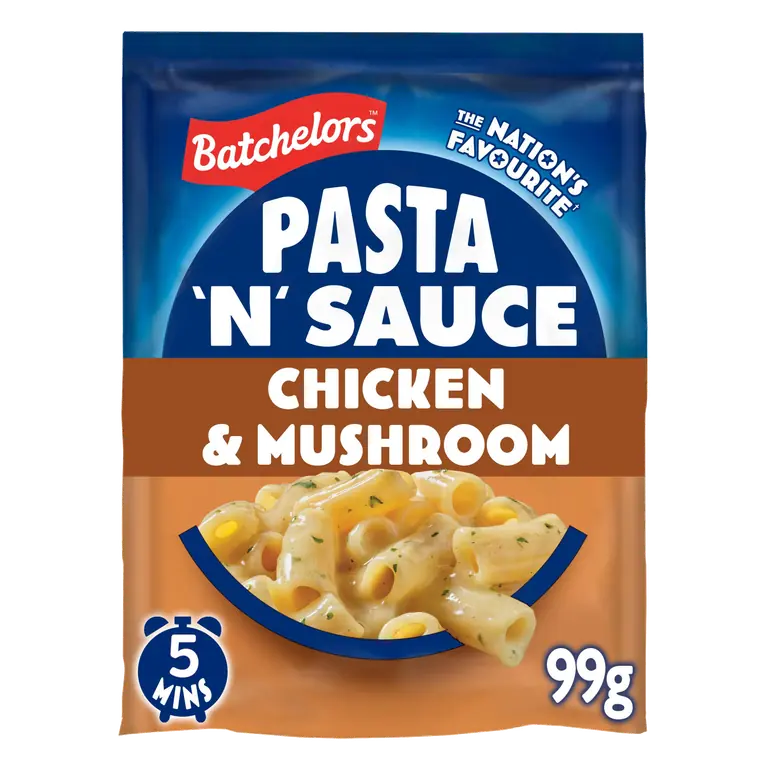 Batchelors Pasta 'n' Sauce Chicken & Mushroom Flavour Pasta Sachet 99g