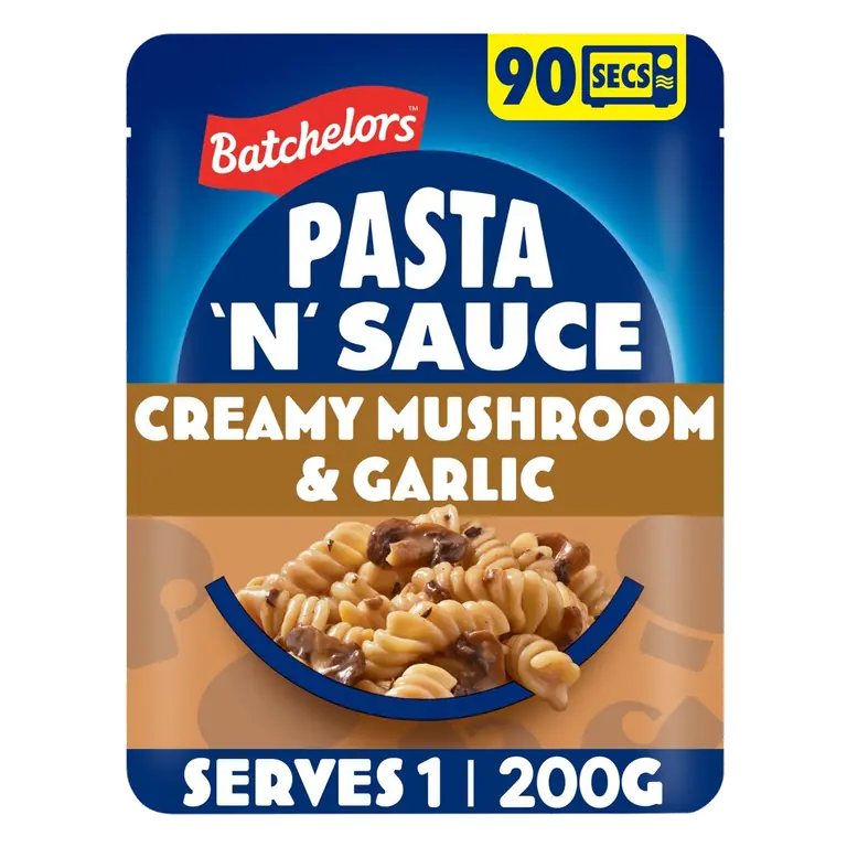 Pasta'N'sauce Microwave Pouch Mushroom And Garlic 200g