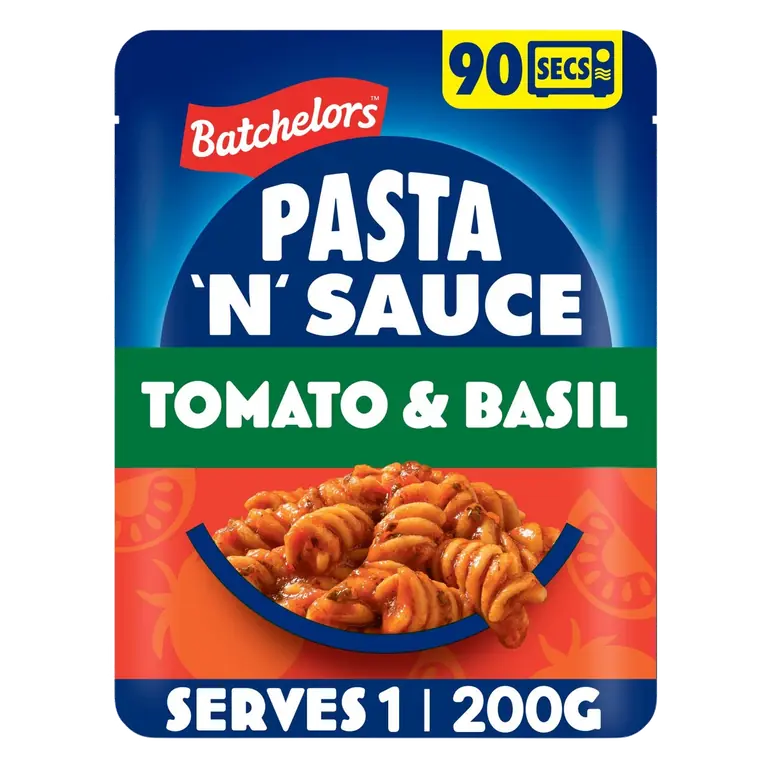 Pasta'N'sauce Microwave Pouch Tomato And Basil 200g