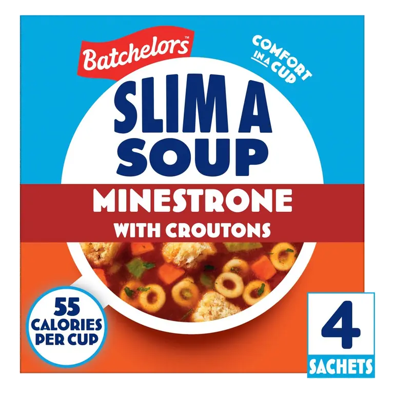 Slim a Soup with Croutons Minestrone 4 Sachets