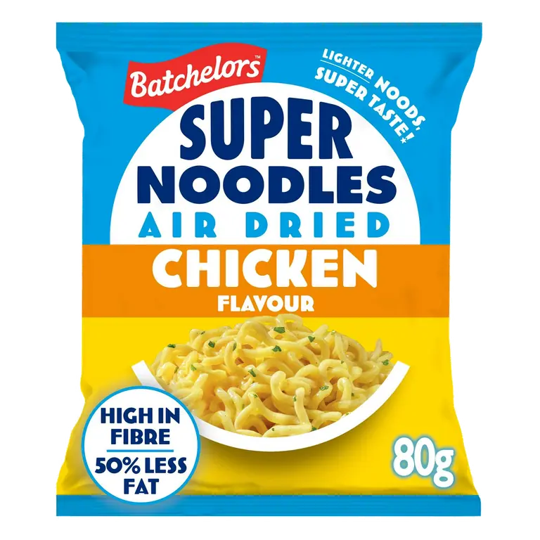 Super Noodles Air Dried Low Fat Chicken Flavour Instant Noodles 80g