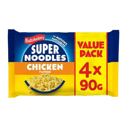 Super Noodles Chicken 4 x 90g