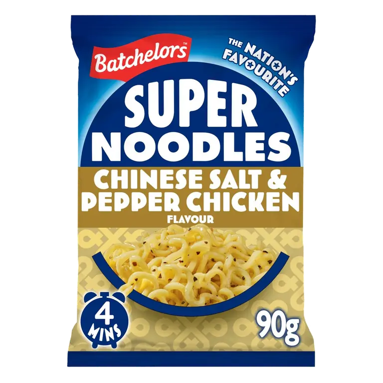 Super Noodles Chinese Salt & Pepper Chicken Noodle Block 90g