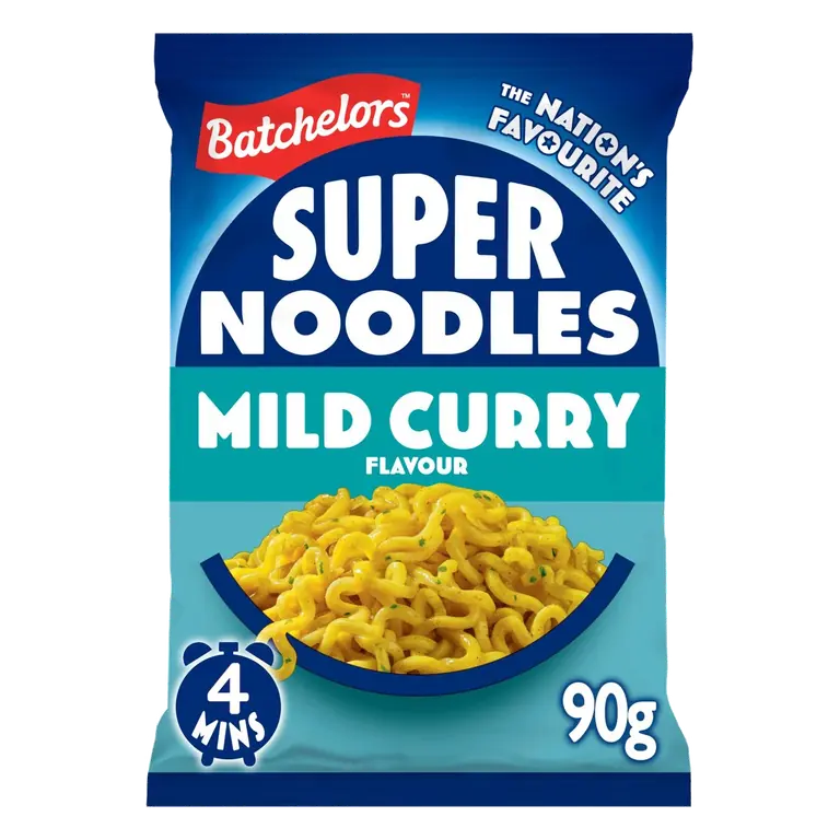 Super Noodles Curry Flavour Noodle Block 90g