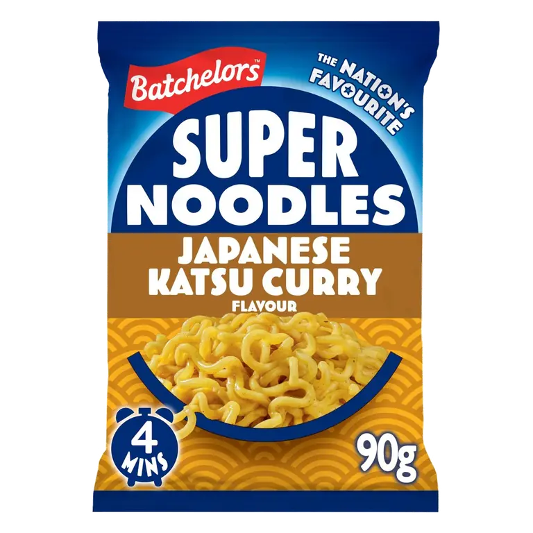 Super Noodles Japanese Katsu Curry Instant Noodle Block 90g