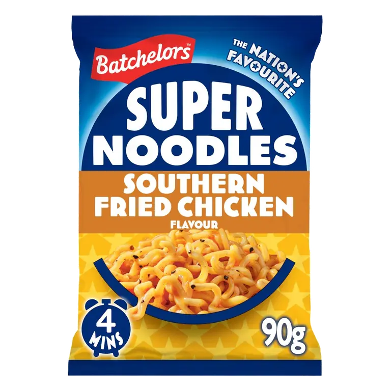 Super Noodles Southern Fried Chicken Flavour Noodle Block 90g