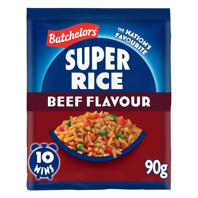 Super Rice Beef Flavour Packet Rice 90g