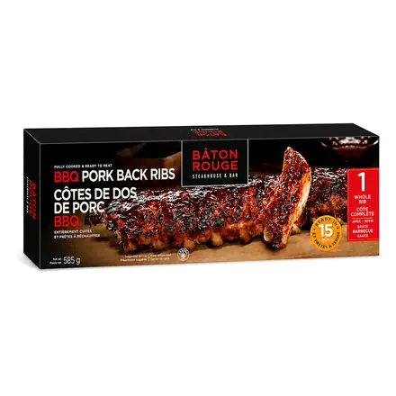 Pork Back Ribs BBQ 585 g