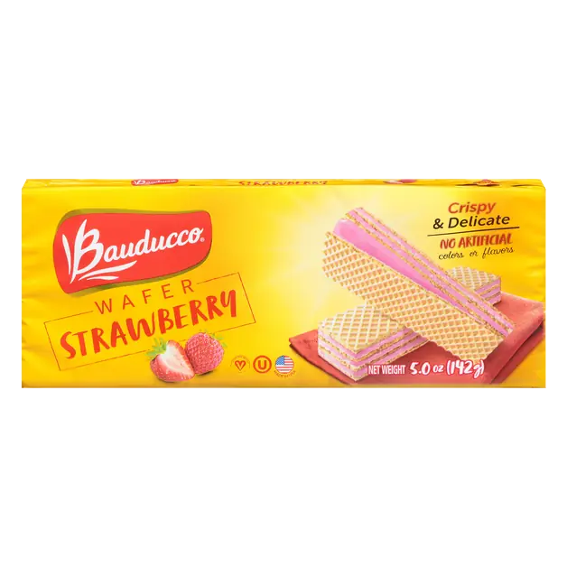 Strawberry Wafer Cookies