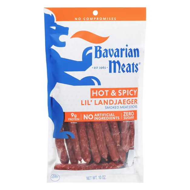 Hot & Spicy Lil' Landjaeger Hardwood Smoked Sausages