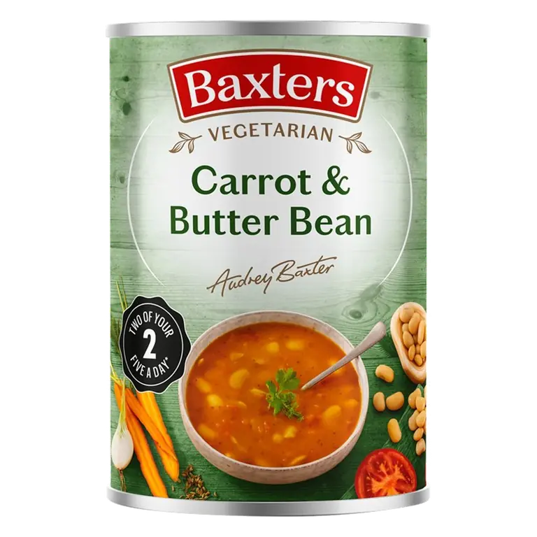Vegetarian Carrot & Butter Bean 400g