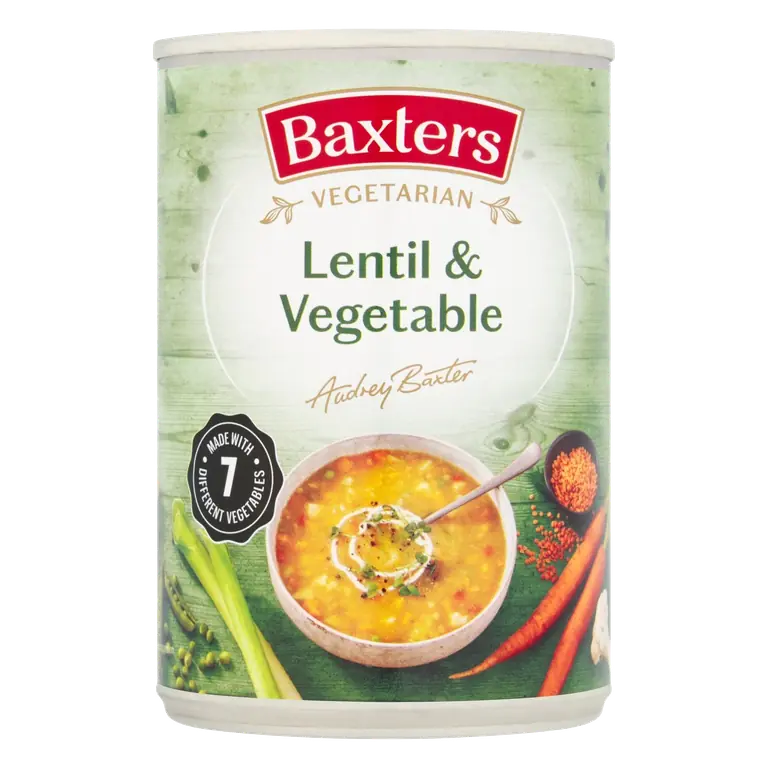 Vegetarian Lentil & Vegetable Soup