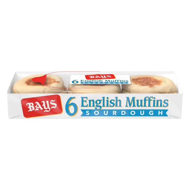 Sourdough Pre-Sliced English Muffins - 6 ct Refrigerated