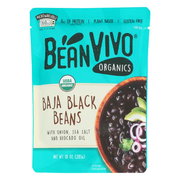 Baja Black Beans with Onion, Sea Salt and Avocado Oil