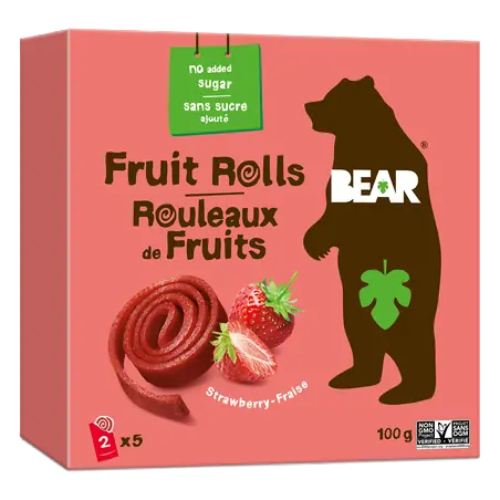 Fruit & Vegetables Rolls Strawberry Fraise 100 g