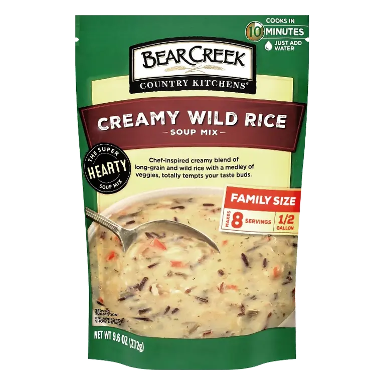Bear Creek Creamy Wild Rice Soup Mix, 9.6oz