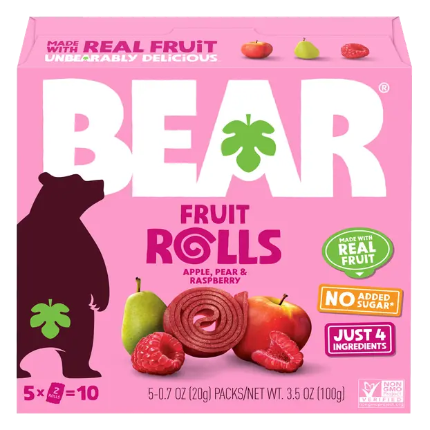 Fruit Rolls Apple-Pear Raspberry - 5 ct