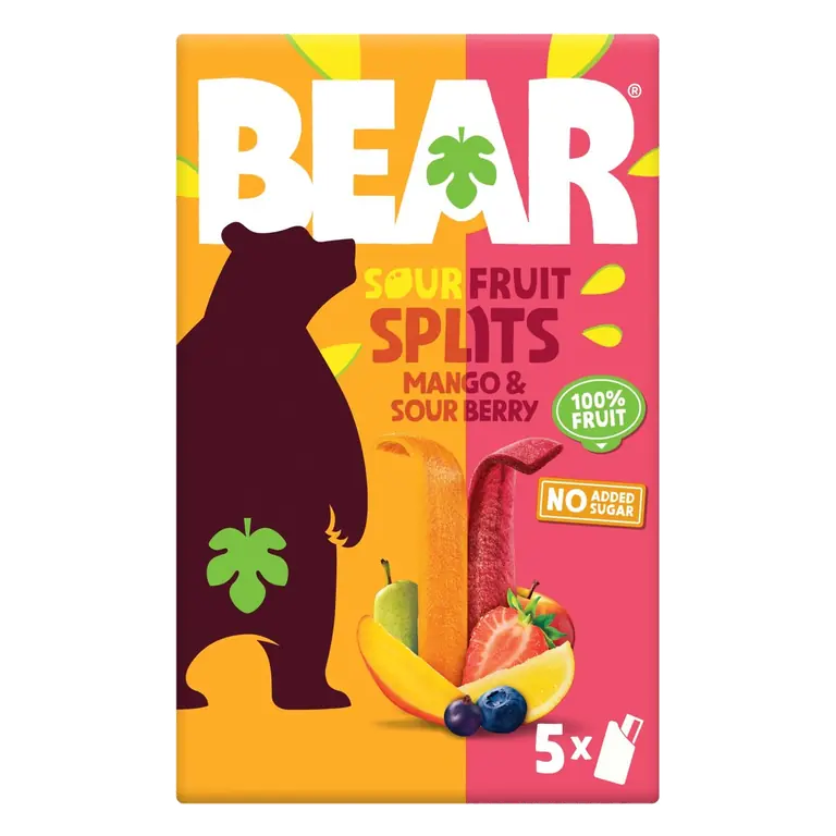 Fruit Splits Mango Sour Berry 5 x 20g