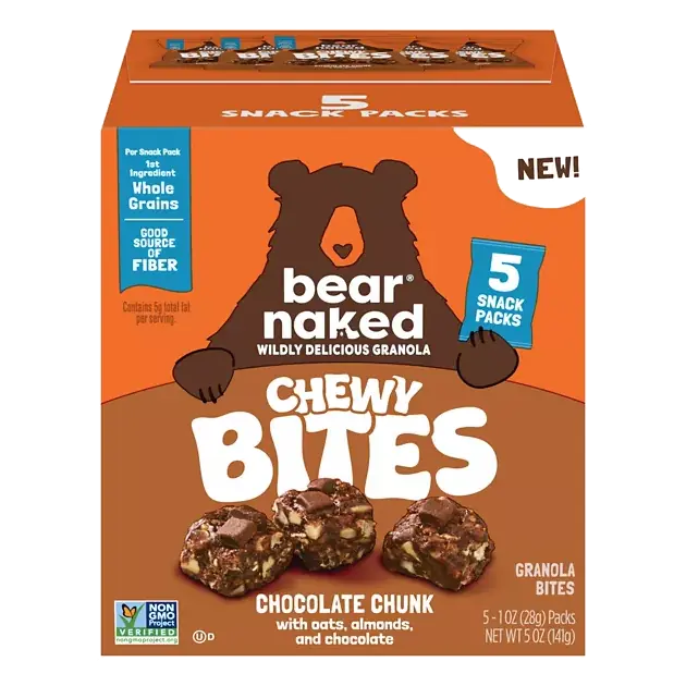 Chewy Chocolate Chunk with Oats, Almonds, and Chocolate Granola Bites