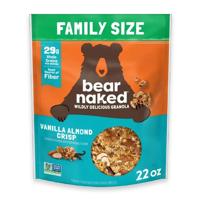 Granola Vanilla Almond Crisp, 5g Protein, Fiber, 22 oz