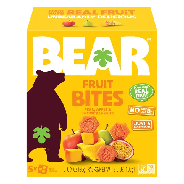 Pear-Apple Tropical Mix Fruit Bites - 5 ct