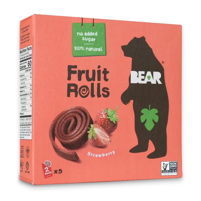 Real Fruit Yoyos Strawberry Fruit Rolls
