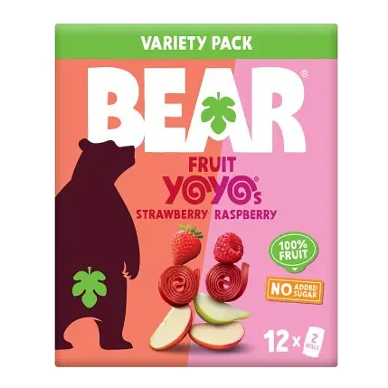 Yoyo Strawberry & Raspberry Variety Pack