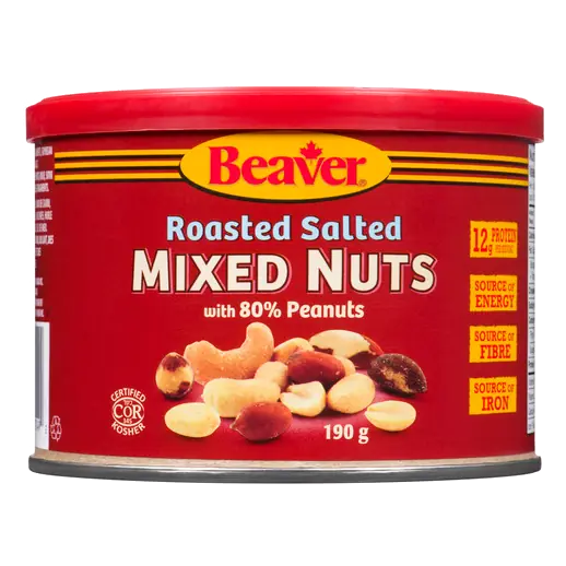Mixed Nuts 80% Peanuts Roasted & Salted 190 g