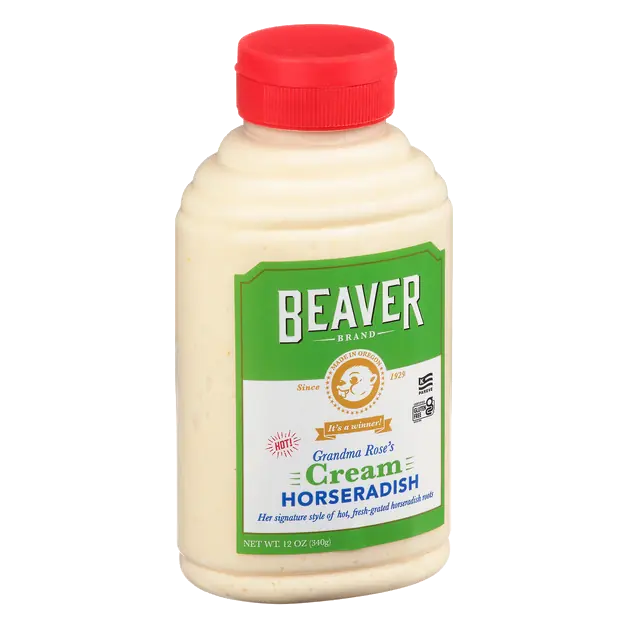 Beaver Brand Hot! Cream Horseradish 12 oz