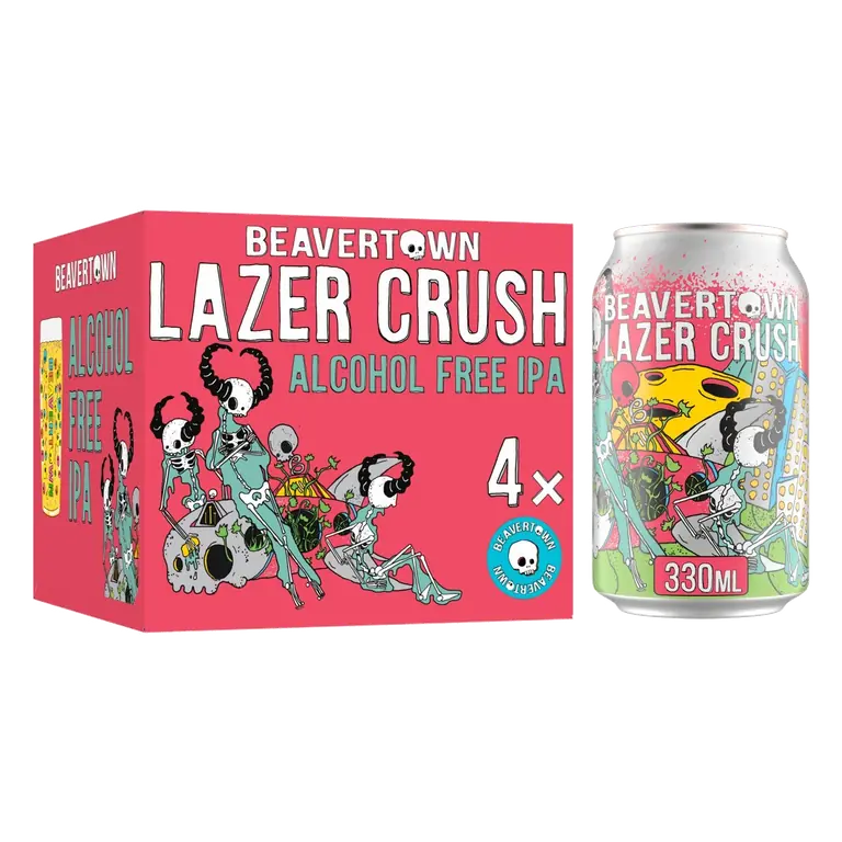 Lazer Crush Alcohol Free 4 x 330ml