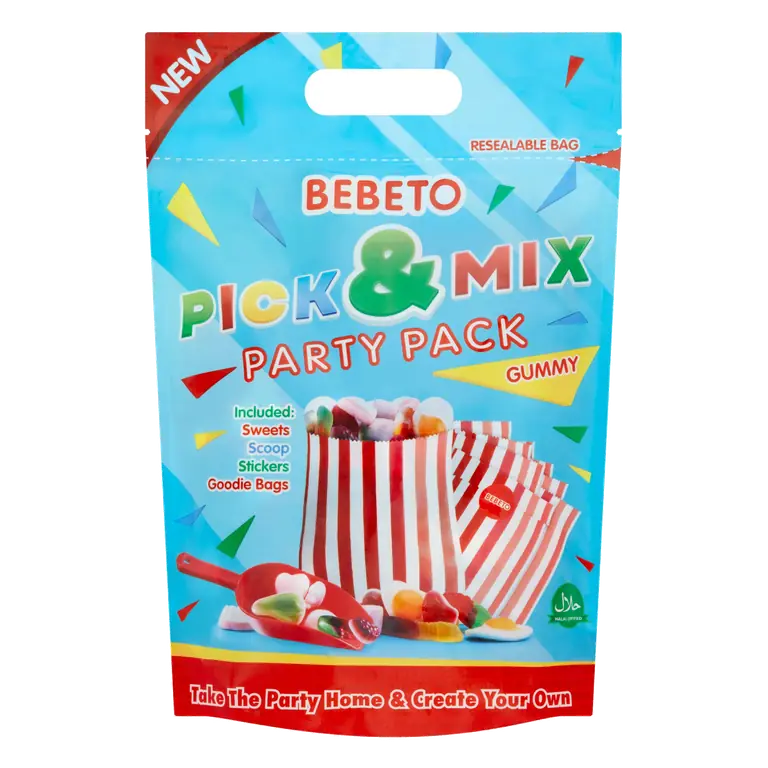 Bebeto Pick & Mix Party Pack Gummy 750g
